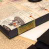 Album photo vintage et artisanal vert