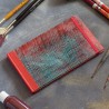 Carnet artisanal carnettiste, papier mix media 200g, rose