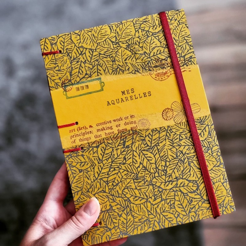 MEEDEN Carnet Aquarelle 26 x 18cm : 20 Feuilles de Carnet de Papier Aquarelle 100% Coton - Grain Satiné - 300 gsm Bloc de Papier Aquarelle sans Acide