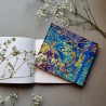 Carnet de notes artisanal carré avec tissu