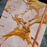 Carnet artisanal A5 marbré