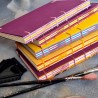 Carnet artisanal A5 marbré