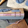 Carnet artisanal linogravure astronomie fait main