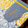 Album photo de naissance artisanal personnalisé avec dorure