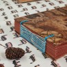Petit album photo artisanal theme voyage papier kraft
