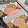 Carnet fleurs pastel carré aquarelles Fabriano exception