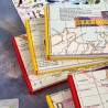 Carnet de voyage artisanal - carnettiste - mix media 200g