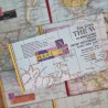 Carnet de voyage artisanal - carnettiste - mix media 200g