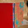 Carnet de note A5 artisanal papier recycle feuille couverture