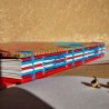 Carnet de note A5 artisanal papier recycle feuille couverture