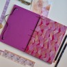 Carnet de note A5 artisanal rose japanese chiyogami