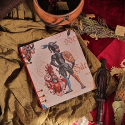 Album photo carré artisanal médiéval chevalier