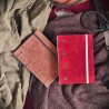 Carnet de note artisanal copte A6 médiéval simili cuir