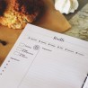Carnet de recettes à remplir A5 artisanal motif sucré 02