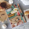 Carnet de recettes à remplir A5 artisanal motif sucré 01