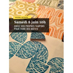 Atelier: bon cadeau pour un atelier artistique plié