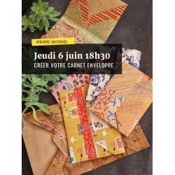 Atelier: bon cadeau pour un atelier artistique plié