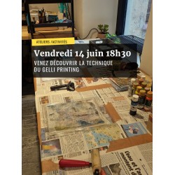 Atelier: bon cadeau pour un atelier artistique plié