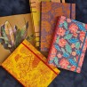 Carnet A5 scrapbooking art avec papier Kraft