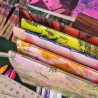 Carnet A5 de note illustration gelli printing unique