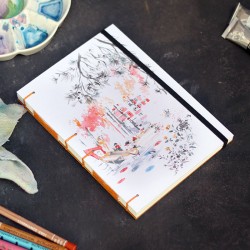 Carnet a dessins A5 collaboration Marielle Durand papier Essentia