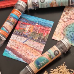 Mini Puzzle  de 99 pièces Tableaux miniatures Plage des Ponchettes, Nice