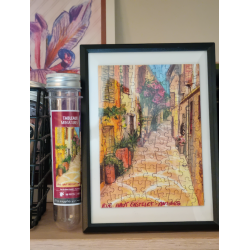 Puzzle Tableaux miniatures Rue du Haut Castelet, Antibes