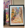 Puzzle Tableaux miniatures Rue du Haut Castelet, Antibes