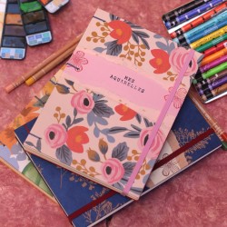 Carnet artisanal A5 papier Fabriano Artistico aquarelle