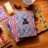 Carnet artisanal de notes avec petit message