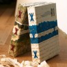 Carnet artisanal livre artiste A6 papier recyclé 100% coton Khadi