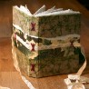 Carnet artisanal livre artiste A6 papier recyclé 100% coton Khadi