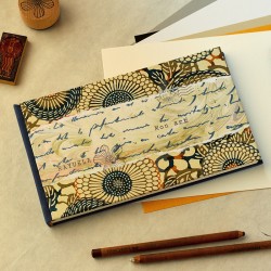 Carnet calligraphié - aquarelle