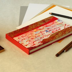 Carnet calligraphié - aquarelle