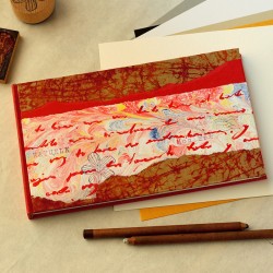 Carnet calligraphié - aquarelle