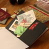 Carnet de voyage, mélange de papiers