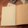 Carnet de voyage, mélange de papiers