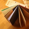 Carnet de voyage, mélange de papiers