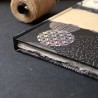 Carnet artisanal A5: livre d'artiste blanc et noir