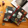 Carnet astronomie avec feuilles recyclées