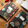 Carnet astronomie avec feuilles recyclées