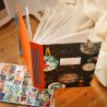 Carnet astronomie avec feuilles recyclées