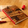 Carnet artisanal couture belge - lettres et musique