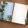 Carnet artisanal couture belge - nature