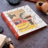 Album photo carré artisanal vintage camera papiers divers