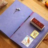Carnet vintage recyclé d'emballages