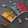 Petits carnets A6 en liège, papier 90g intérieur, couleurs diverses.