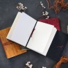 Petits carnets A6 en liège, papier 90g intérieur, couleurs diverses.