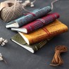 Petits carnets A6 en liège, papier 90g intérieur, couleurs diverses.