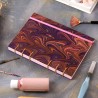 Carnet artisanal A5 marbré